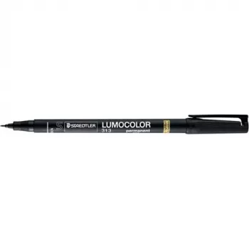 Pennarello indelebile punta sferica Staedtler 313-2 nero 10 pz.
