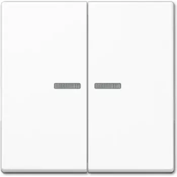 Interruttore luce Jung A 595 KO5 WW, bianco, bilanciere singolo, versione da parete/incasso