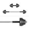 REBEL ACTIVE manubri regolabili in valigetta 30 kg con barra
