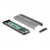 Case per SSD DeLOCK 42001 argento M.2