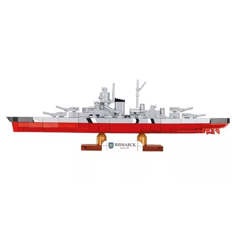 Kit Cobi corazzata Bismarck modello, 590 pezzi