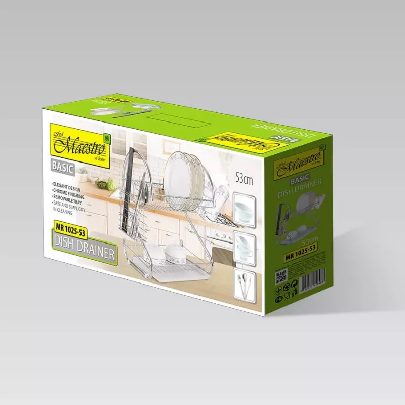 Lavello in acciaio inox Maestro MR-1025-53, larghezza 530 mm, in acciaio inox