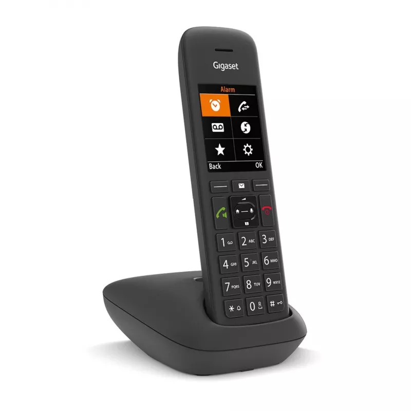 Telefono analogico/DECT Gigaset C575 con display del numero chiamante nero