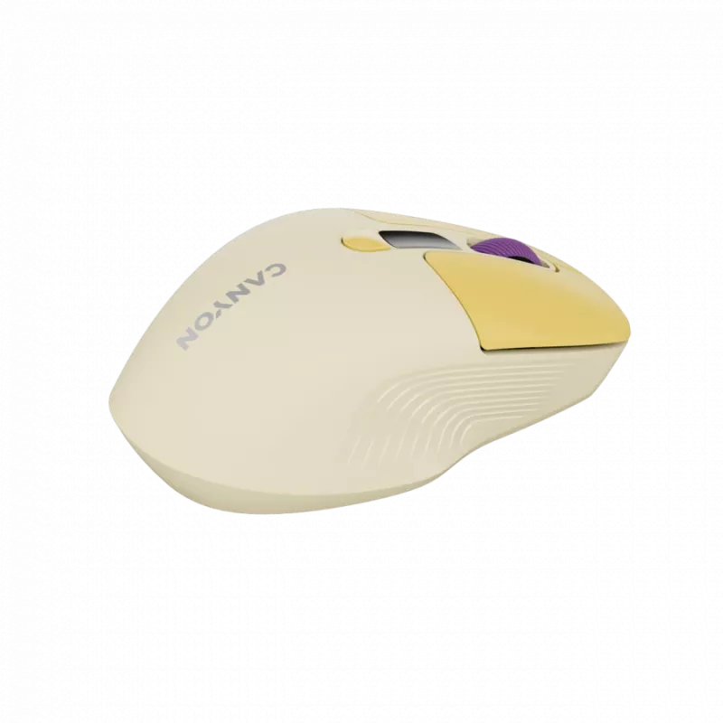 Canyon MW-26 – mouse ottico wireless 2in1 Bluetooth / 2,4 GHz – silenzioso – 6 tasti – 800/1200