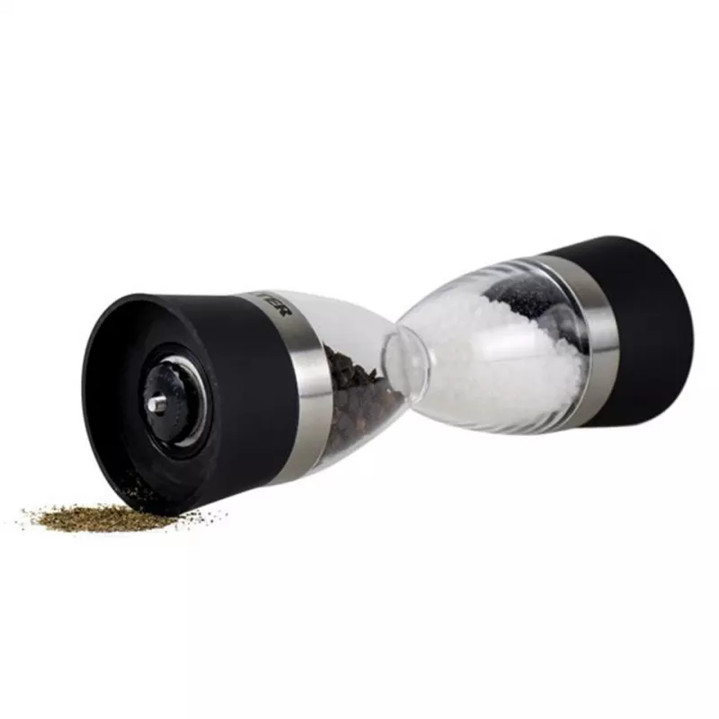Macina sale e pepe meccanico Salter 7611 BKXRUP1 2-in-1 macinature regolabili acciaio inox