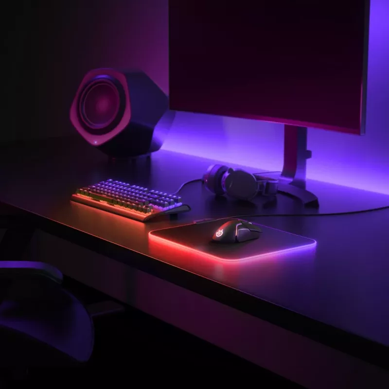 Tappetino per mouse gaming Steelseries QcK Prism Cloth Medium