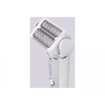 Epilatore Panasonic ES-EY30A – 60 pinzette, 3 velocità, bagnato e asciutto, a batteria, bianco/lilla