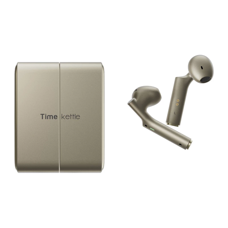Traduttore in-ear Timekettle W4 AI Gold — auricolari per interpretariato simultaneo