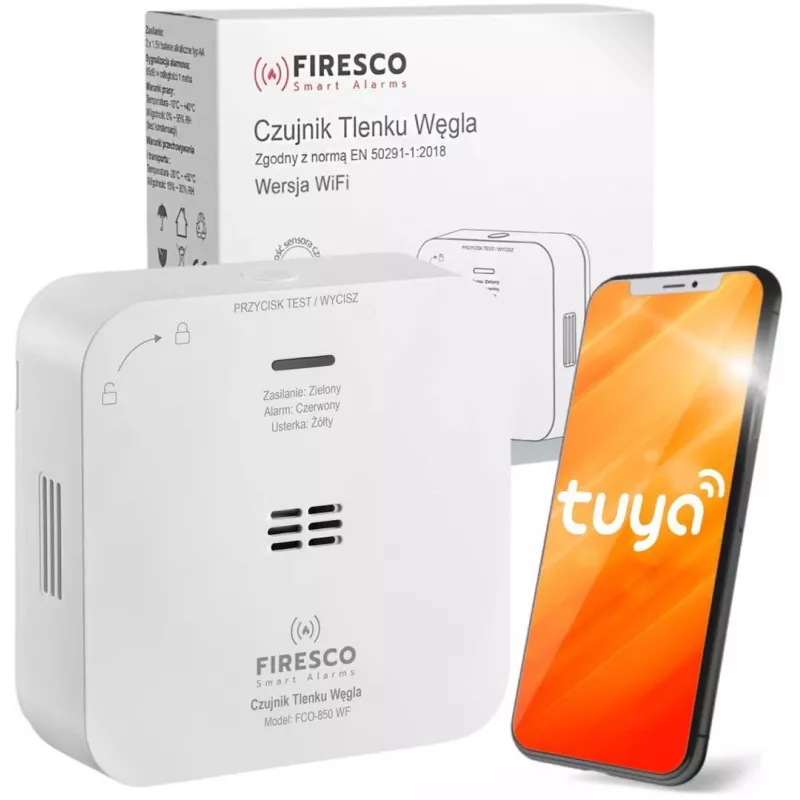 Rilevatore di monossido di carbonio con funzione di comunicazione FCO-850 WF