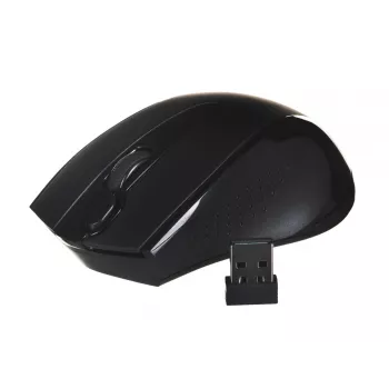 Mouse RF wireless A4Tech G9-500F, per destrimani, 1000 DPI, ricevitore nano 2,4 GHz, portata 15 m, batteria AA