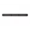 PATCH PANEL 48 PORTE 1U 19 CAT6A FTP SCHERMATO NERO LANBERG