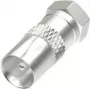 Hama 00205221 connettore coassiale tipo F 1 pz.