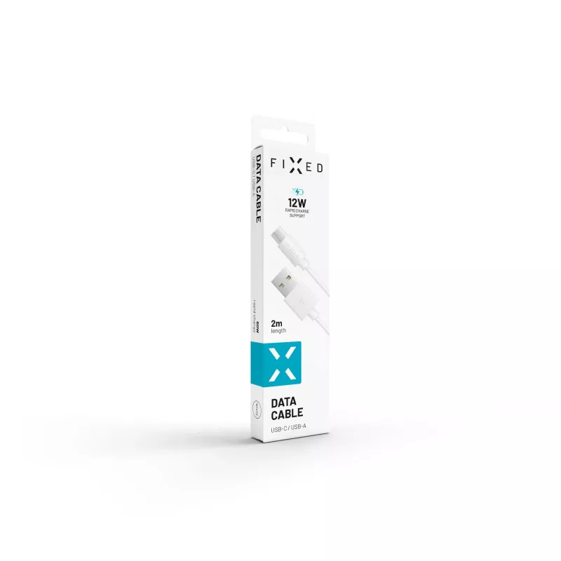 Cavo dati e ricarica USB a USB-C FIXED FIXD-UC2M-WH — 2,0 m, bianco