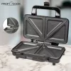 ProfiCook PC-ST 1092 - Sandwich maker - 900 W - Acciaio inox/nero