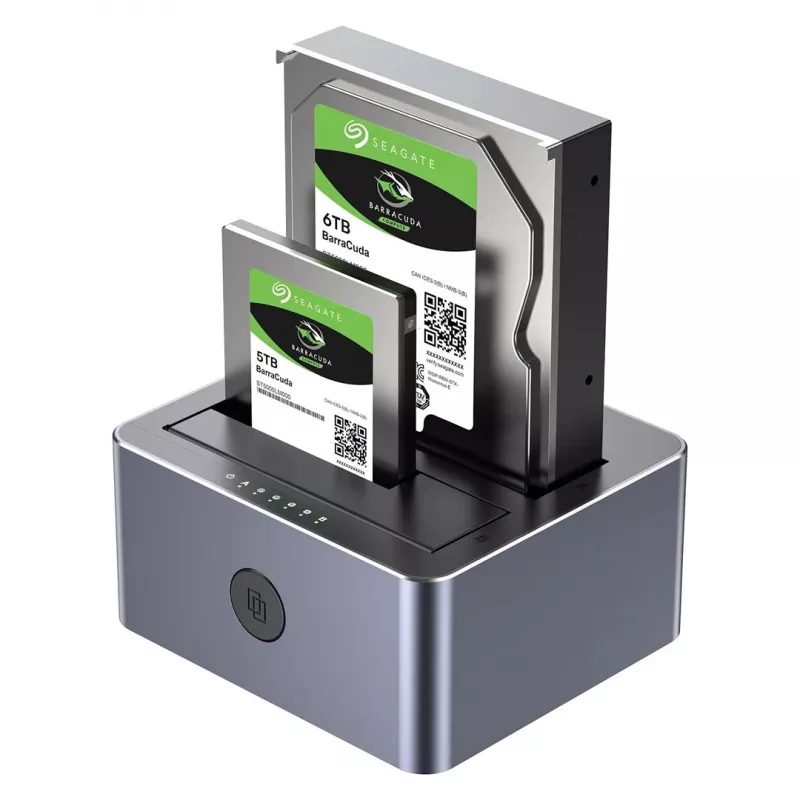 Unitek Stazione di clonazione 2X SATA 2,5/3,5 USB 5GB