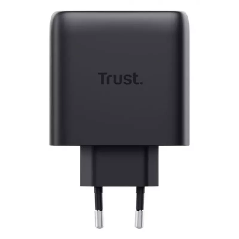 Caricabatterie Trust Maxo 65W 2 porte USB-C GaN ricarica rapida nero