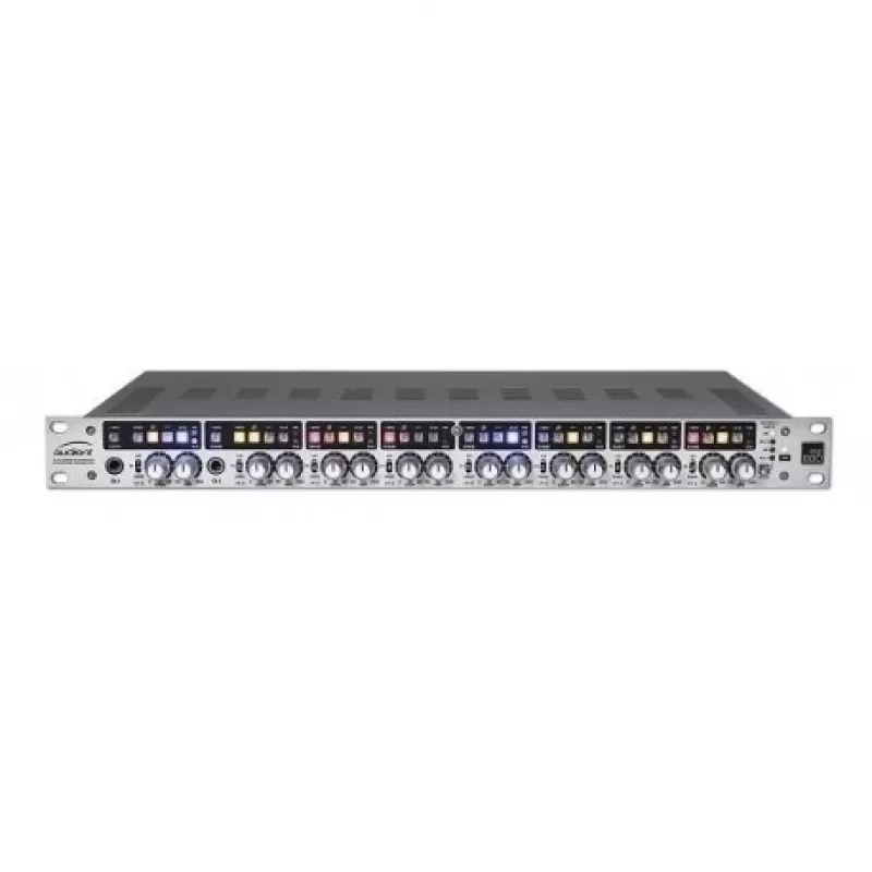 Preamplificatore microfonico a 8 canali Audient ASP880 24-bit 96 kHz, montabile a rack