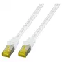 Cavo patch RJ45 EFB-Elektronik Cat.6A S/FTP LSZHCat.7 cavo grezzo bianco 1,5m Produttore: EFB Elektronik (MK7001.1,5W)