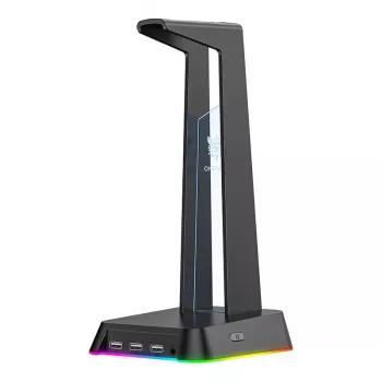 Supporto per cuffie Onikuma ST-2 — regolabile in altezza, design robusto nero