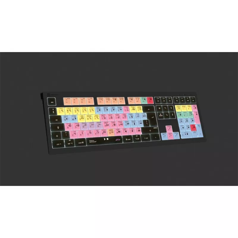 Logickeyboard ASTRA 2 tastiera USB QWERTY nero full-size 104 tasti