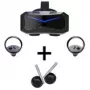 Pimax Crystal Super Visore VR, 57 PPD + DMAS-Headphones Bundle - nero