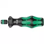 Wera 826 T Kraftform Turbo cacciavite portapunta con Rapidaptor, 1/4 pollice