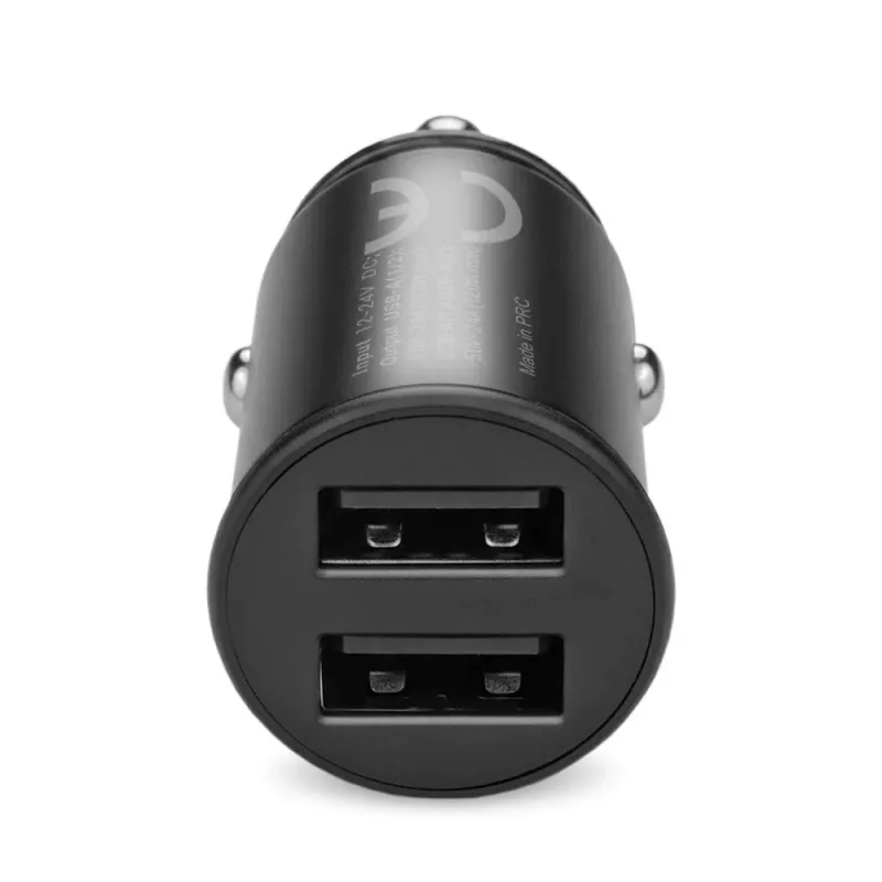 everActive CC-25C caricabatterie da auto, 2x USB 12 W, con cavo USB-C
