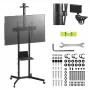Supporto / carrello TV Maclean, ripiano per camera, su ruote, 37-70, carico max 45 kg / ripiano 5 kg, VESA max 600x400, MC-113 B