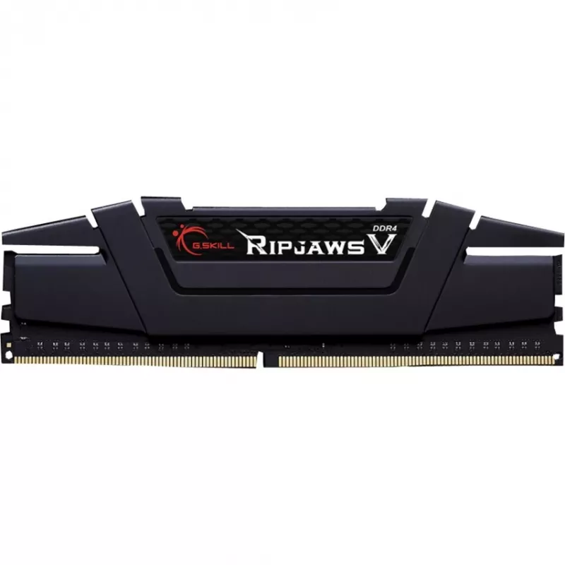 DIMM 16 GB DDR4-3200 (2x 8 GB) kit dual, memoria per computer nero, F4-3200C16D-16GVKB, Ripjaws V, INTEL XMP