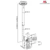 Supporto da soffitto per TV Maclean MC-504A B 23-42 50 - 85 cm 30 kg nero