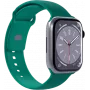 Cinturino in silicone Puro per Apple Watch 42/44/45/49mm verde scuro