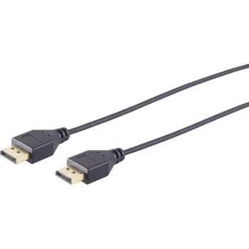 Cavo DisplayPort S/CONN 10-49025 1 m nero