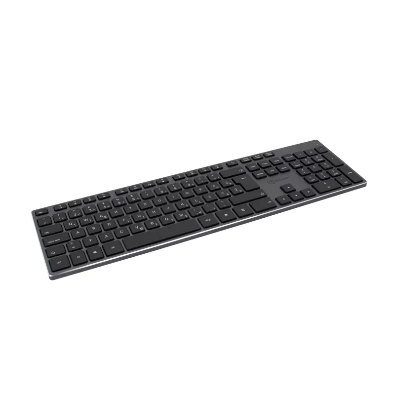 Tastiera wireless SBOX WK-131 US, design compatto in metallo, layout US