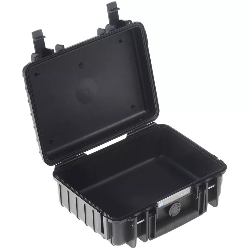Valigetta B&W Type 1000 nera con inserto imbottito rimovibile
