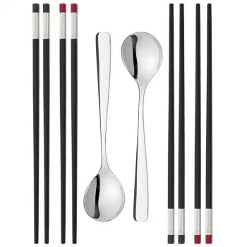 Set bacchette ZWILLING 39180-001-0 nero acciaio inox