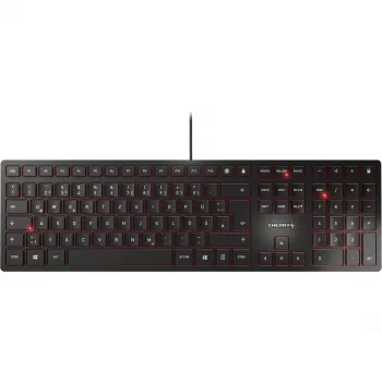 CHERRY KC 6000 Slim tastiera universale USB QWERTZ tedesco nero