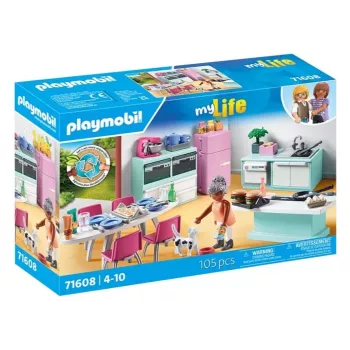 Cucina Playmobil My Life Kitchen 71608 multicolore plastica 4-10 anni