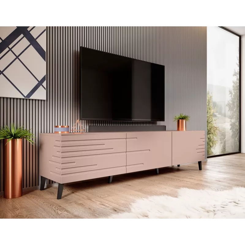 Mobile TV Cama RTV NOVA 186x40x48 rosa opaco