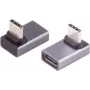 Adattatore USB-C ShiverPeaks Pro angolo 90° 4.0 – connettore USB-C ad angolo retto, per dispositivi compatibili USB4/USB3.2