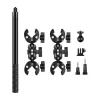 Supporto per moto e bici Puluz PU495B — due morsetti e selfie stick estensibile da 150 cm