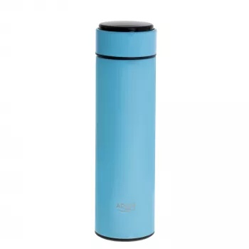 Borraccia termica Adler AD 4506BL - thermos con indicatore di temperatura LED, blu