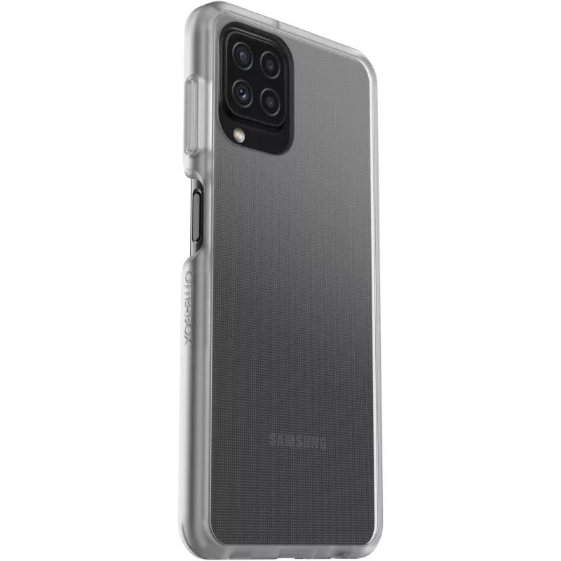 React + Trusted Glass custodia protettiva trasparente + protezione display per Samsung Galaxy A22