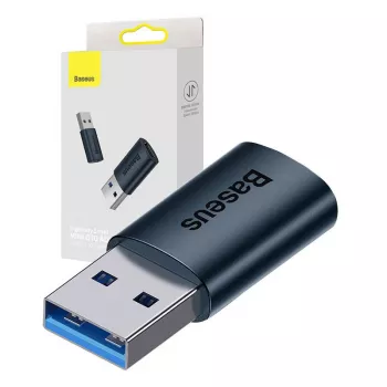 Baseus Ingenuity Adattatore USB-A a USB-C OTG (blu)