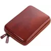 Organizer personale TROIKA CBO25/BR similpelle marrone velluto tasca con zip