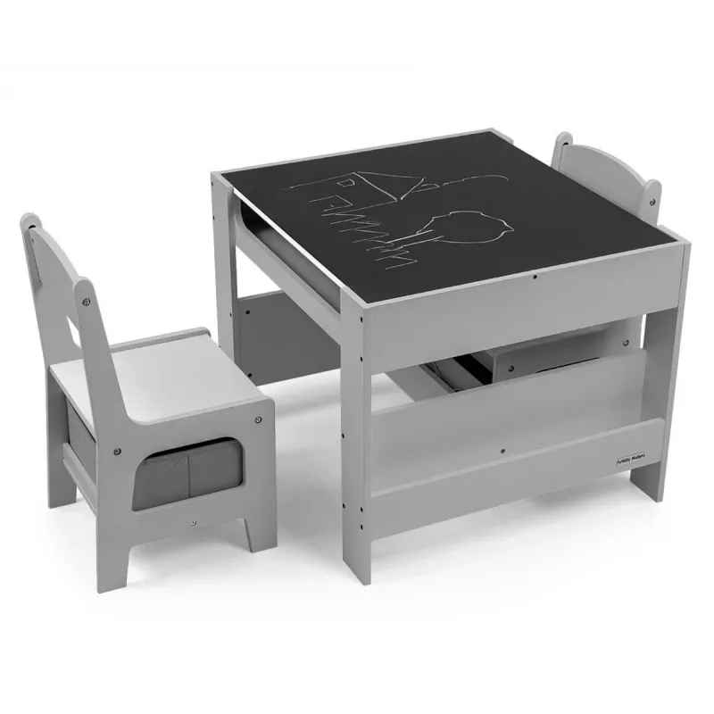 Set mobili per bambini Milly Mally Sven grigio 5489 — set compatto in grigio