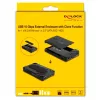 Case HDD/SSD DeLOCK 42020 nero 2,5