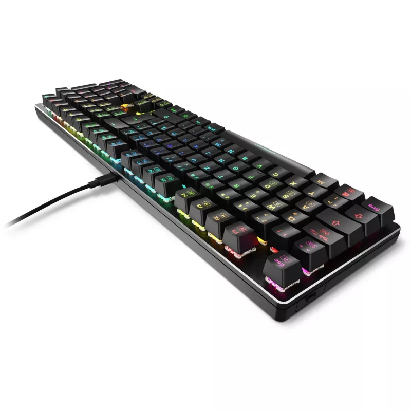 SKILLER SGK36W, Tastiera gaming nero, layout DE, Huano Red