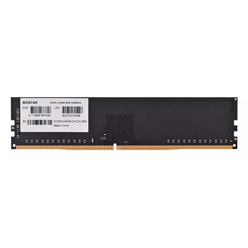 Modulo di memoria RAM Desktop DDR4 8GB 3200MHz BIOSTAR DO32NU4N08
