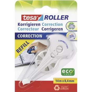 Correttore a nastro Tesa 59986 8,4 mm × 14 m — nastro correttore bianco