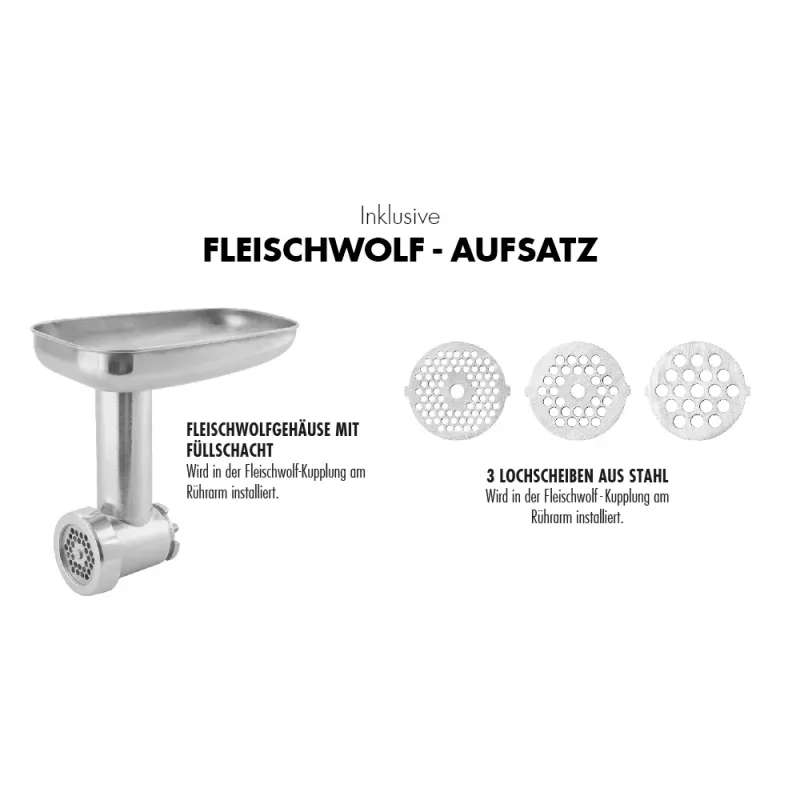 Gastroback 42827 Design Advanced Digital Impastatrice planetaria, 600 W, 5 l